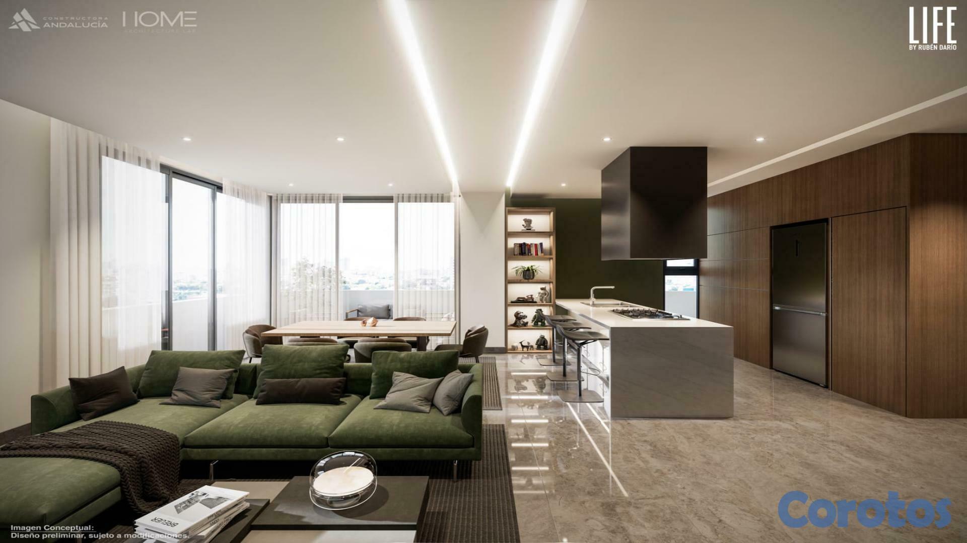 apartamentos - V02-80-1396  VENTA APARTAMENTOS AMUEBLADOS-GAZCUE-60 MTS2 6