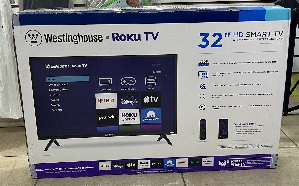tv - Smart TV Westinghouse, Hisense y Toshiba 32 a 43 Pulgadas Full HD con su base  8