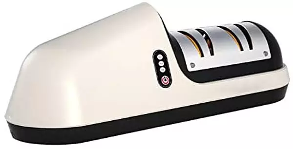 electrodomesticos - Afilador de cuchillos eléctrico, cocina profesional, USB recargable  Amolador 2