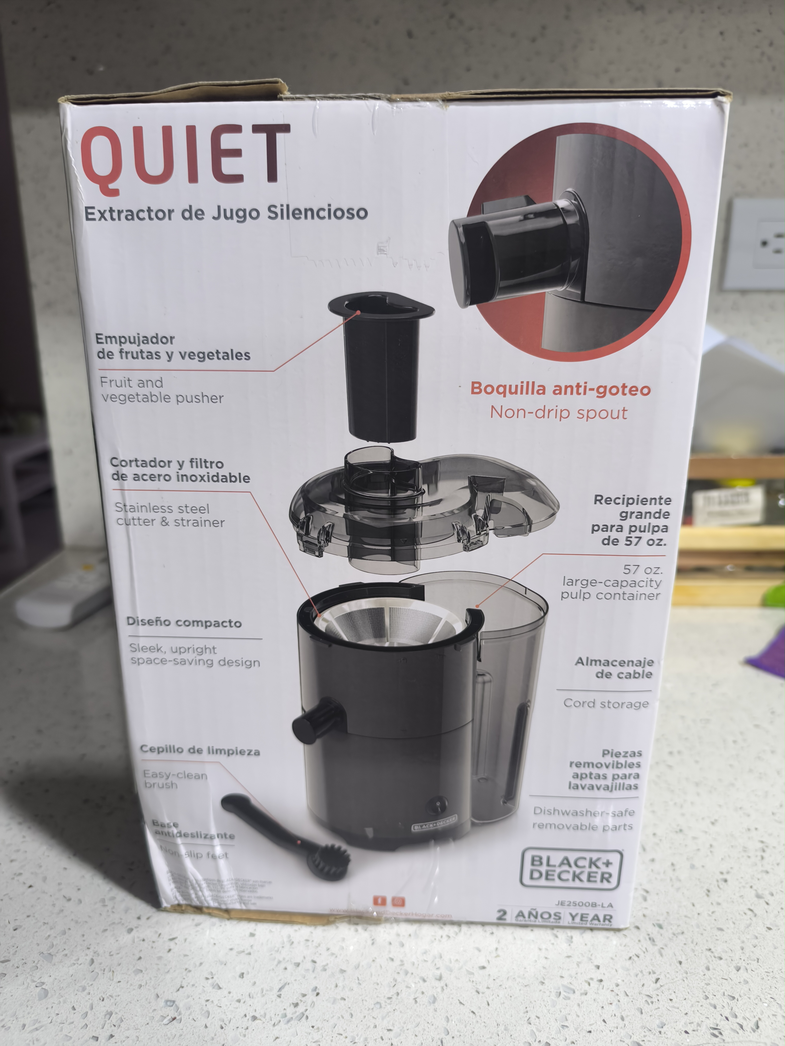 electrodomesticos - Extractor de jugo Black+Decker 1