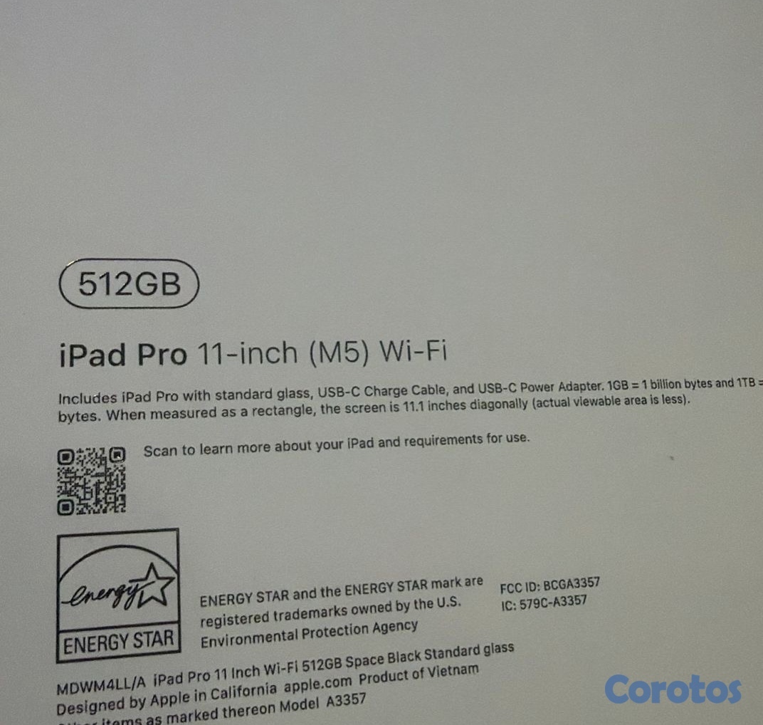 celulares y tabletas - IPAD PRO M5 11" 512GB WIFI SELLADA 2