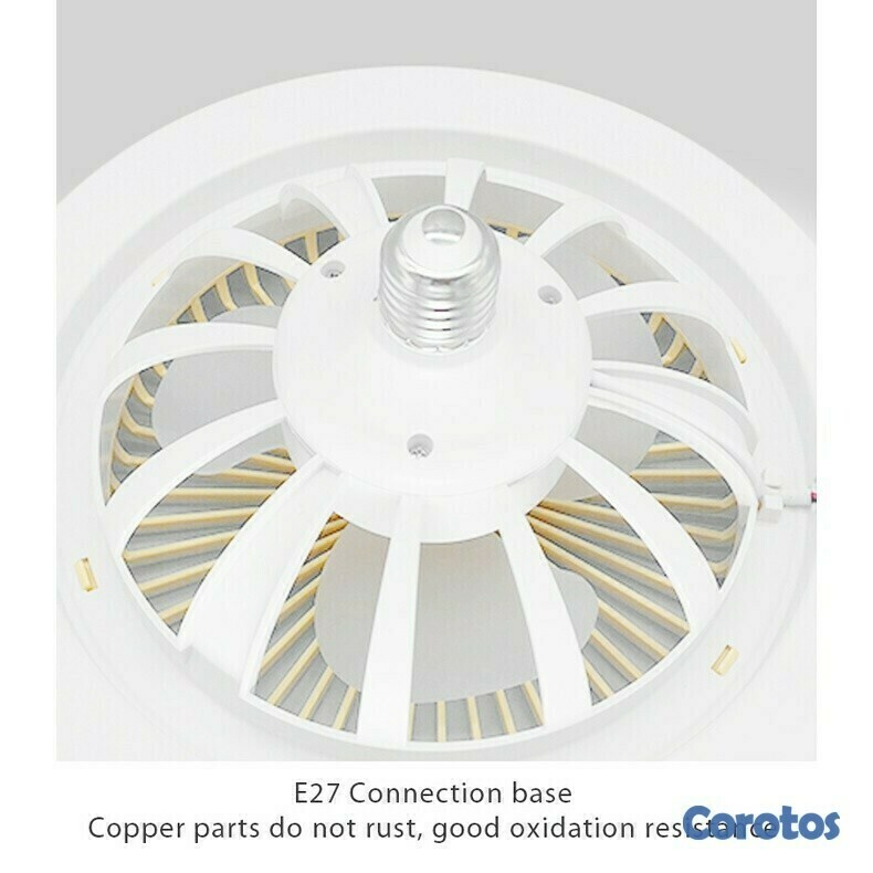 decoración y accesorios - LAMPARA ABANICO CON CONTROL JQ-1128 5