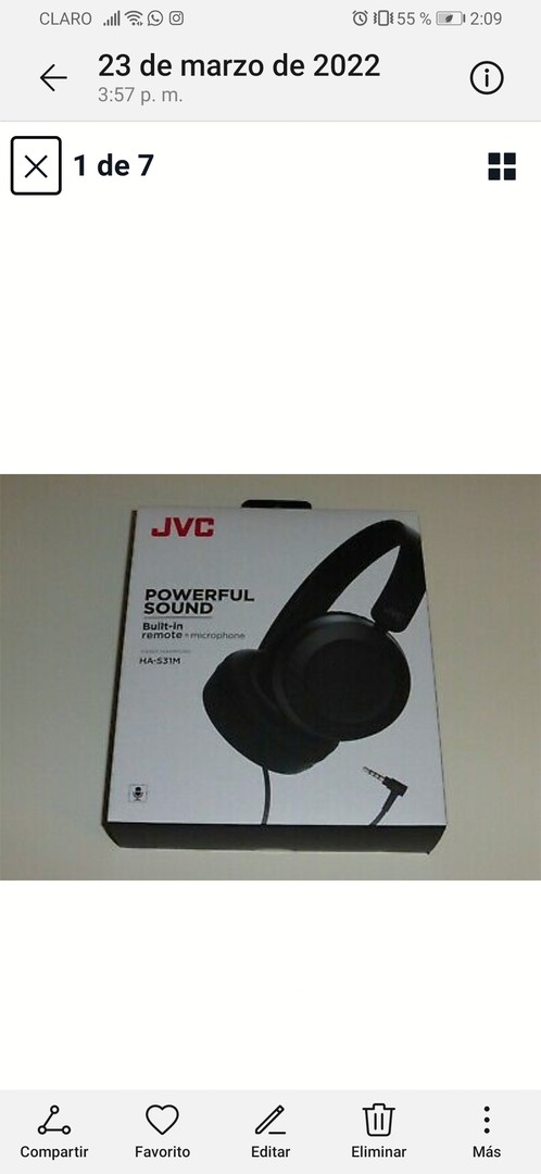 camaras y audio - Audífonos JVC