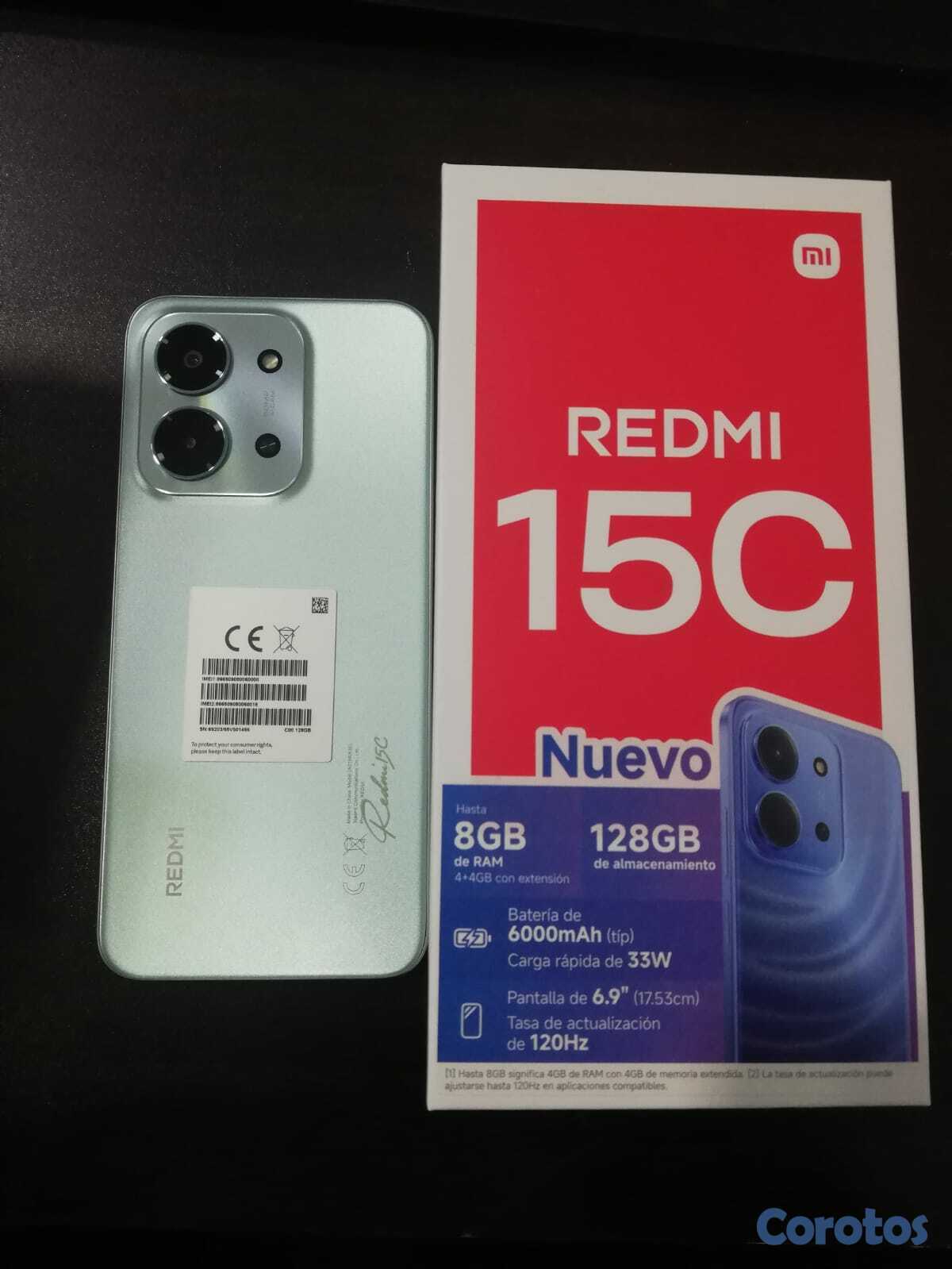 celulares y tabletas - TELEFONO XIAOMI REDMI 15C 128+4GB BUEN RENDIMIENTO 4