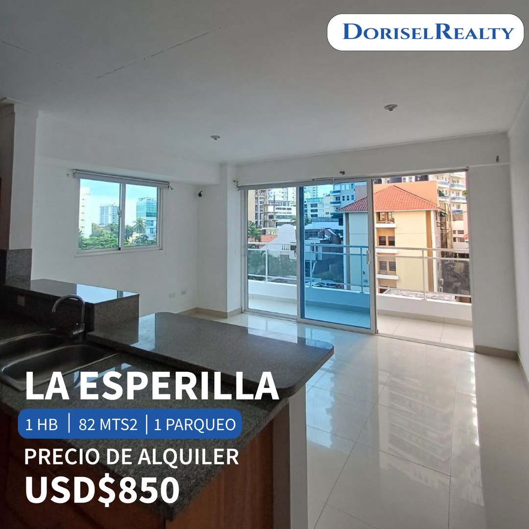 apartamentos - ALQUILER DE FABULOSO APARTAMENTO UBICADO EN LA ESPERILLA