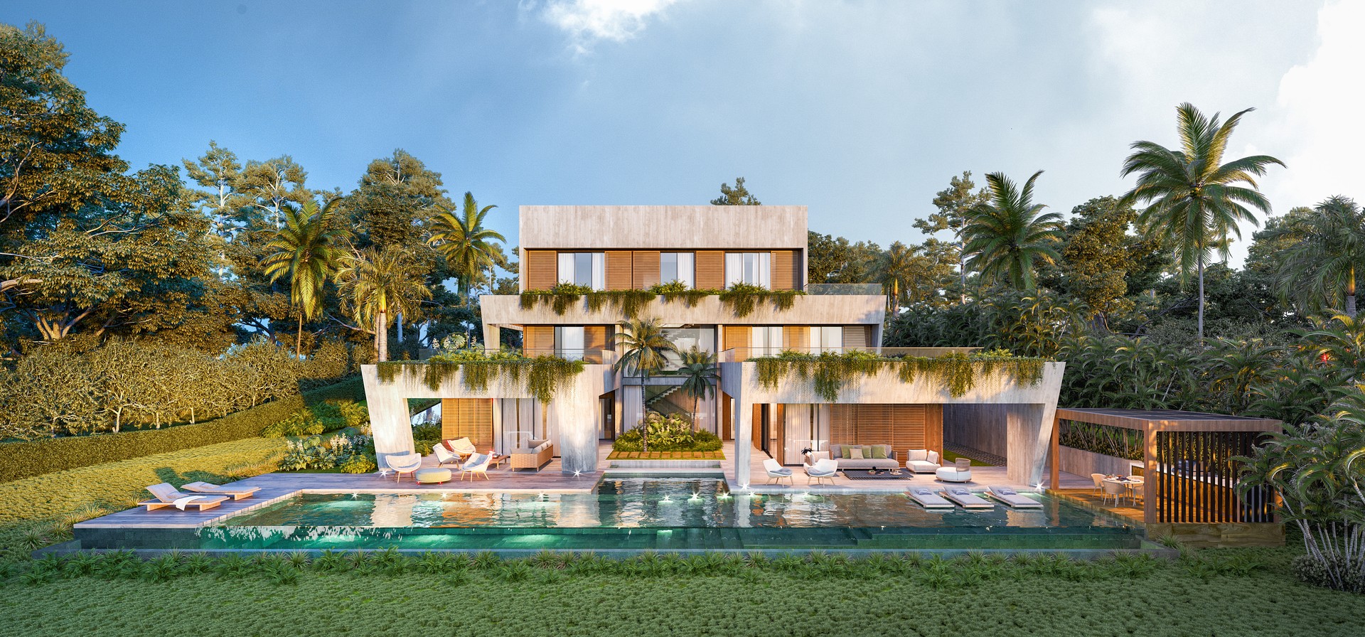 casas vacacionales y villas - Villas modernas disponible en Cap Cana con 6 habitaciones 6 baños 