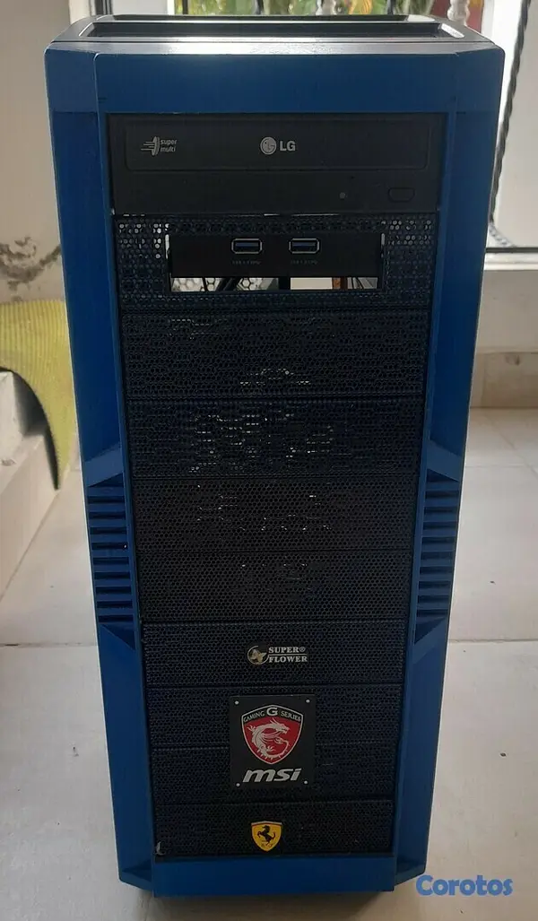 computadoras y laptops - Gaming Tower Case Super Flower SF-1000R-BK 200 mm y 1x140 mm 2
