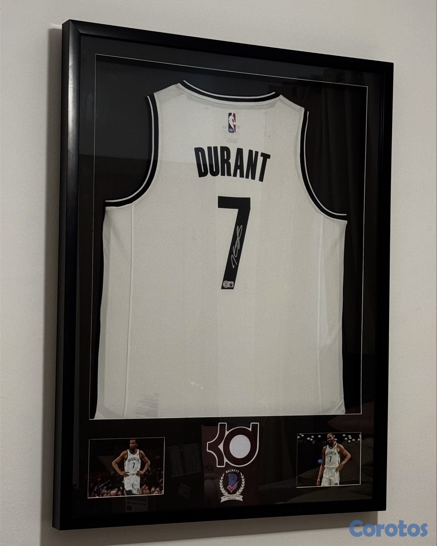 hobby y coleccion - Chaqueta firmada y certificada por Kevin Durant 3