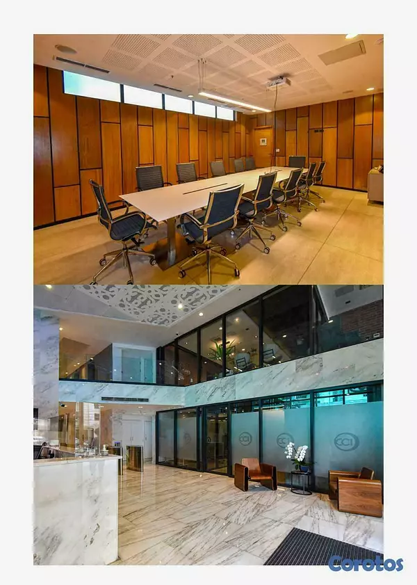 oficinas y locales comerciales - Oficina en alquiler Piantini TORRE empresarial de Lujo, piso alto 45 Mts 2