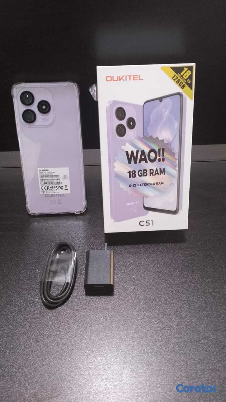 celulares y tabletas - TELEFONO OUKITEL C51 128+18GB SOMOS TIENDA FISICA 3