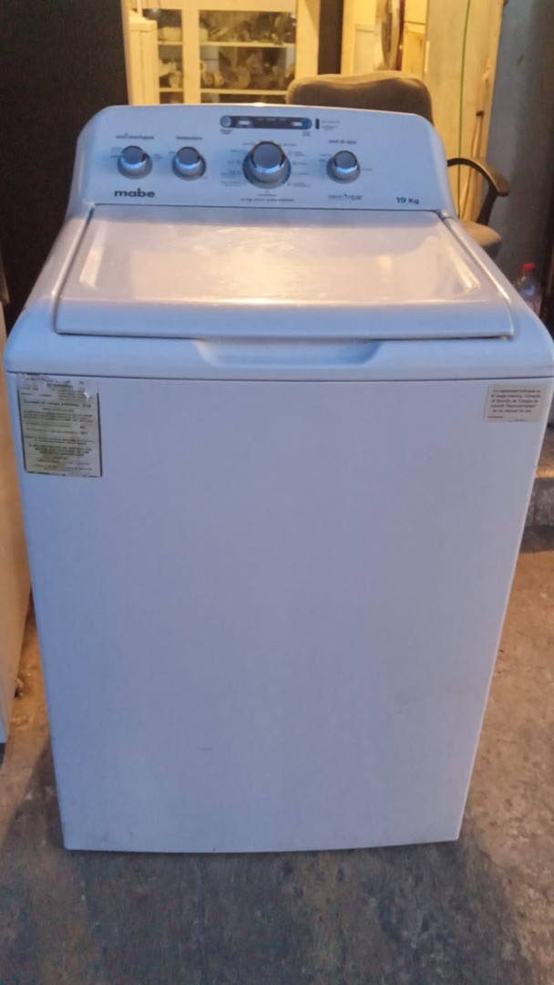 electrodomesticos - lavadora Mabe blanca 
