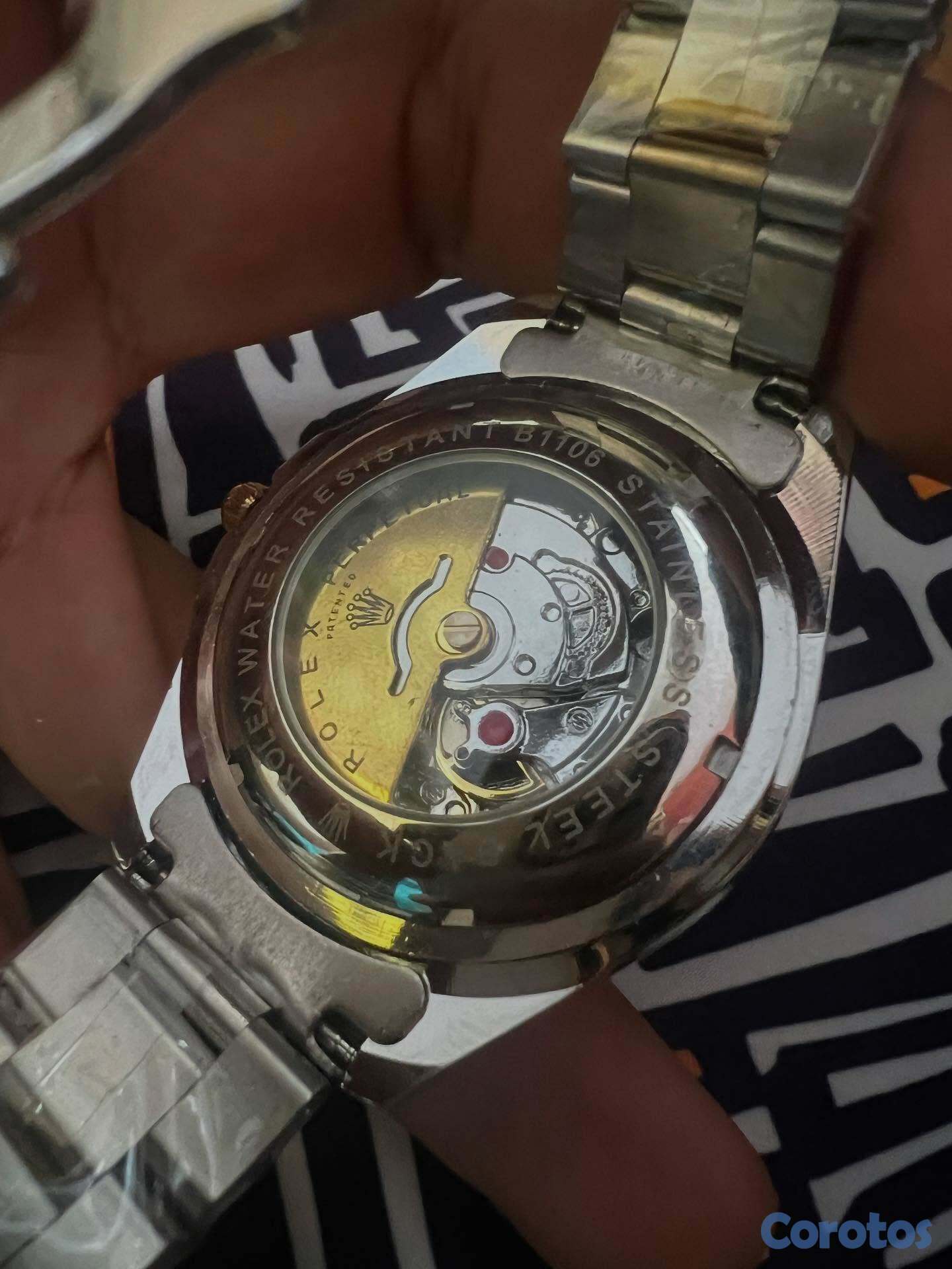 joyas, relojes y accesorios - Reloj Automático Ac/Inox Cristal Hardlex resistent 3