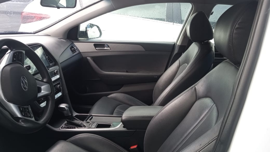 carros - HYUNDAI SONATA 2019 BLANCO 4