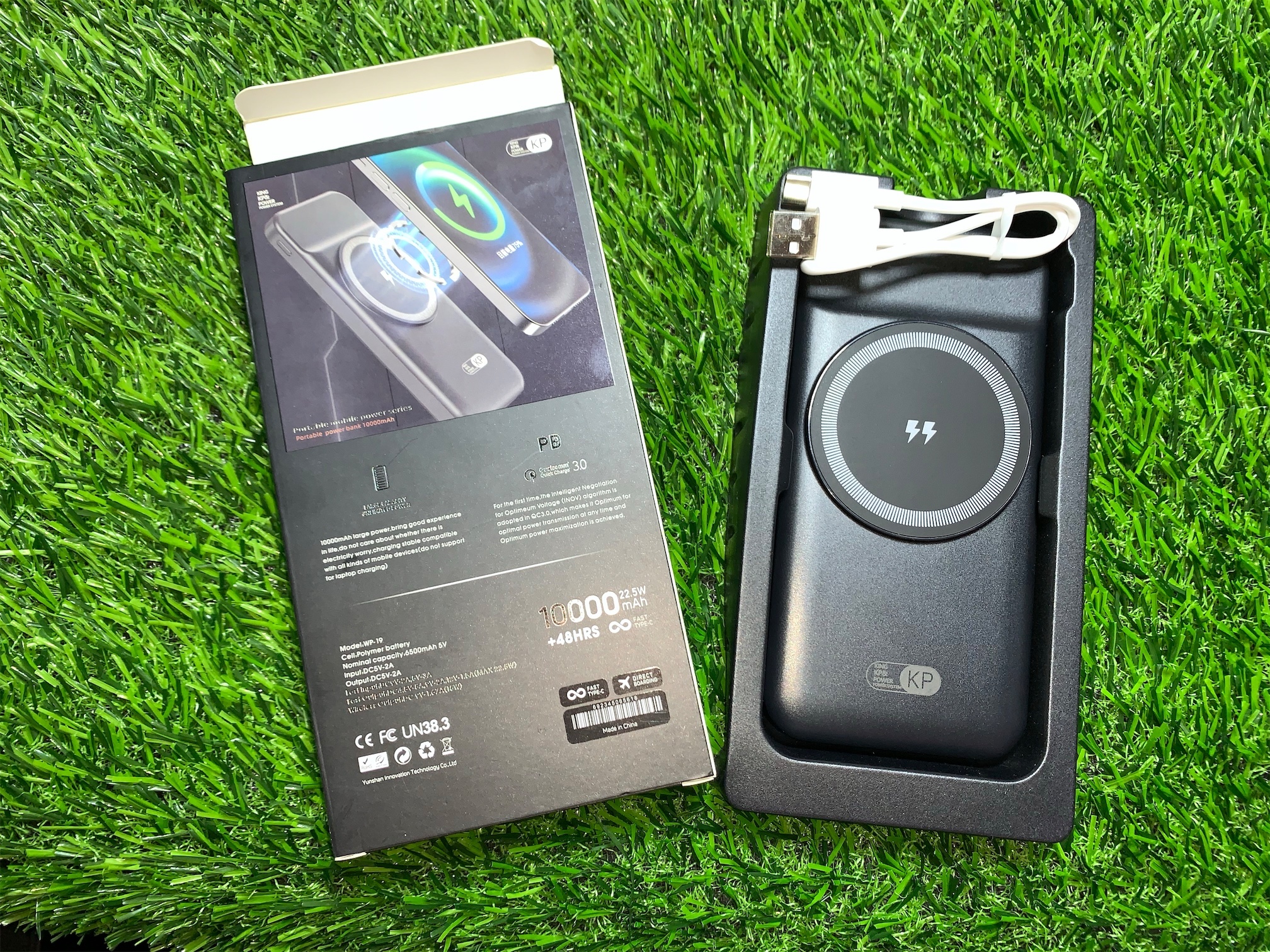 celulares y tabletas - Cargador portátil inalámbrico 10000 mah 6
