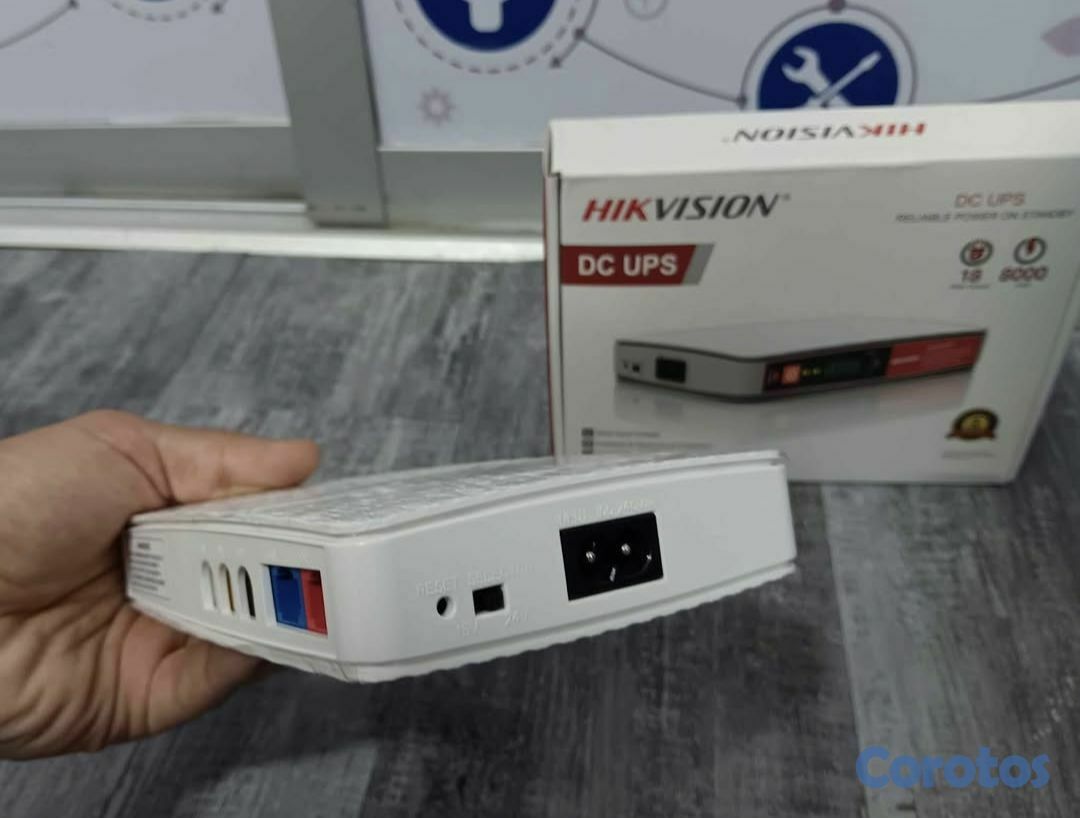 otros electronicos - MINI-UPS ROUTER HIKVISION 4