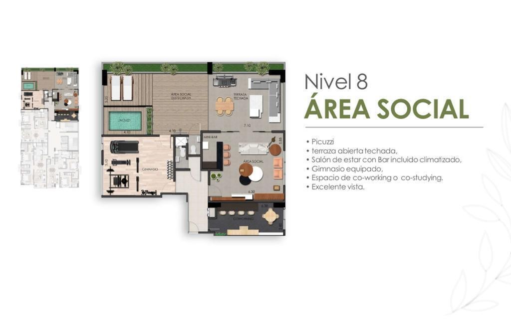 apartamentos - Oportunidad Apartamento en Venta Evaristo Morales de Una Habitación. 4