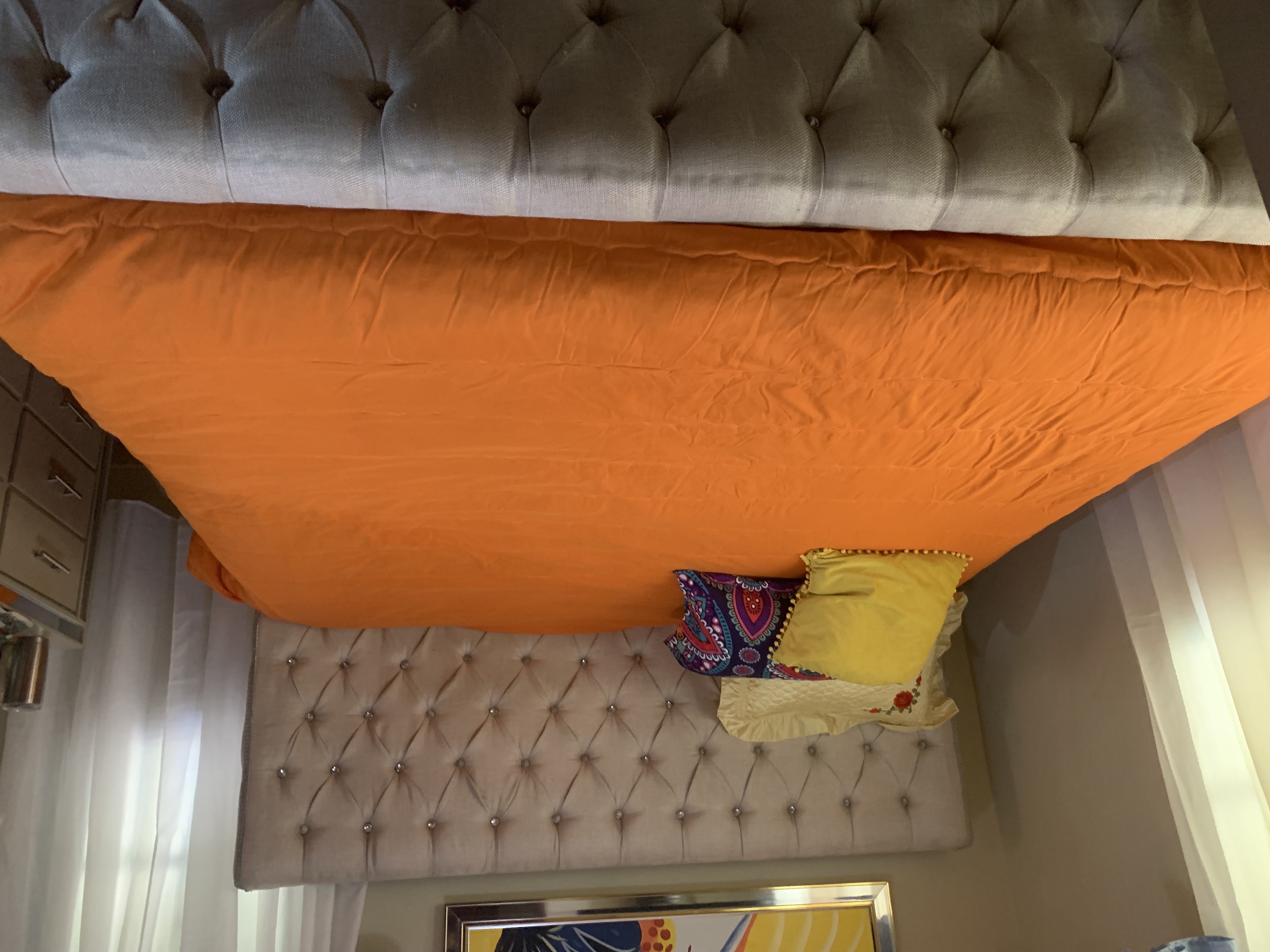 muebles y colchones - cama gabetero y biury de habitación  con su colchón en perfecta condiciones  3