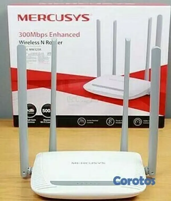 otros electronicos - ROUTER MERCUSYS MW325R 300MPS 4 ANTENAS 2
