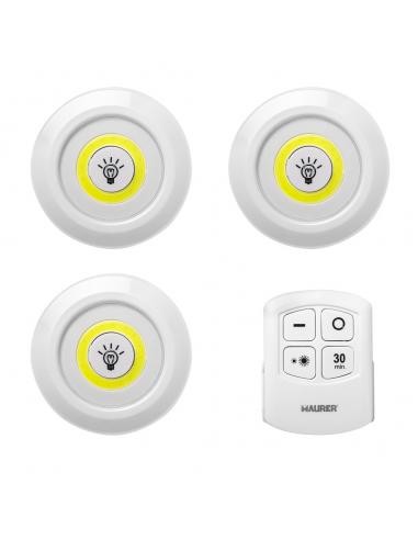 decoración y accesorios - LUZ LED CON CONTROL REMOTO JUEGO DE 3 ZDWJ-210 3