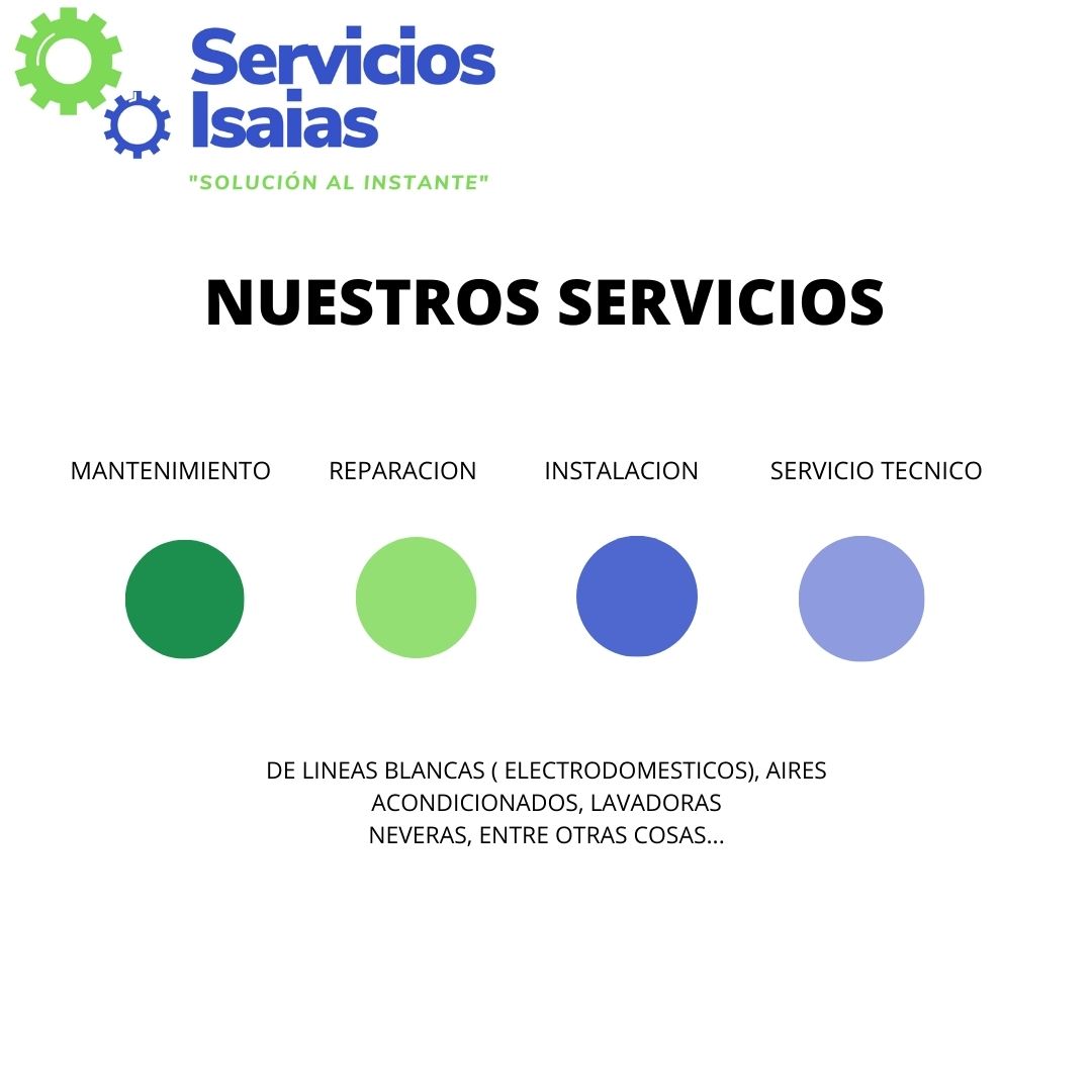 servicios profesionales - Servicios de reparación, mantenimiento e instalación.