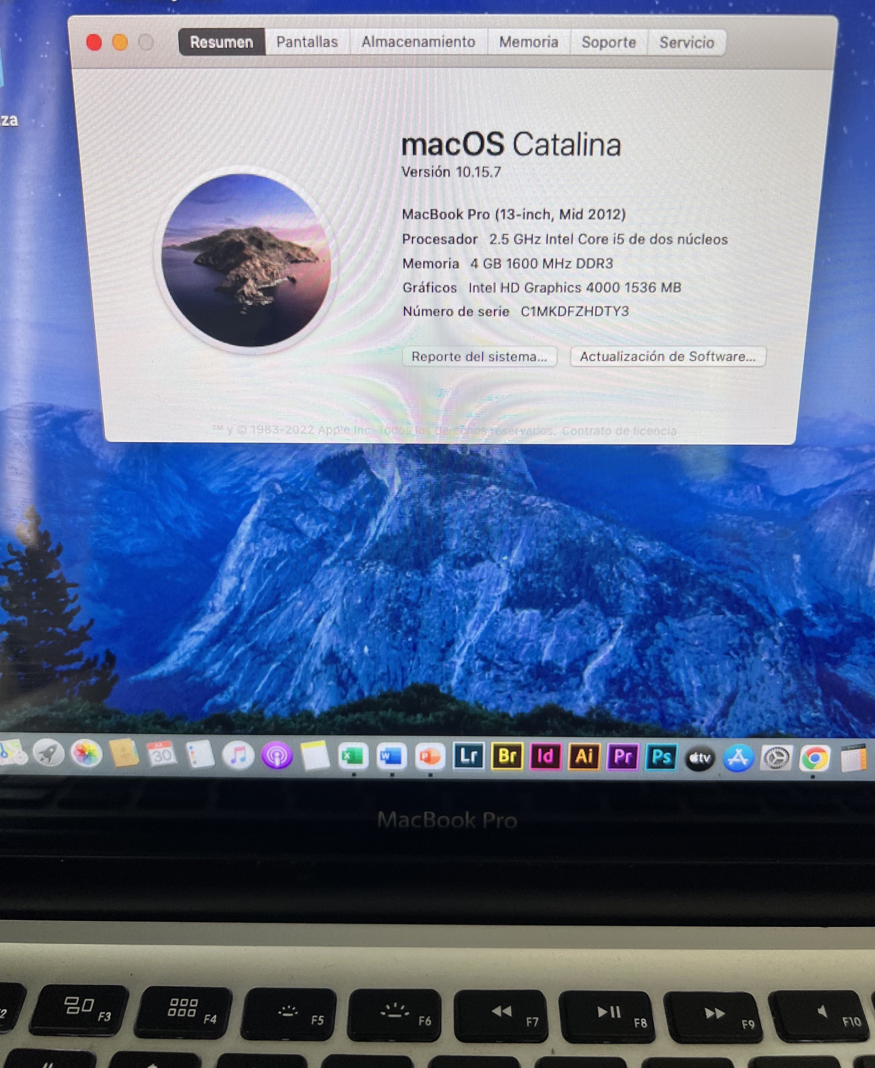 computadoras y laptops - Vendo laptop MacPro 2012 7