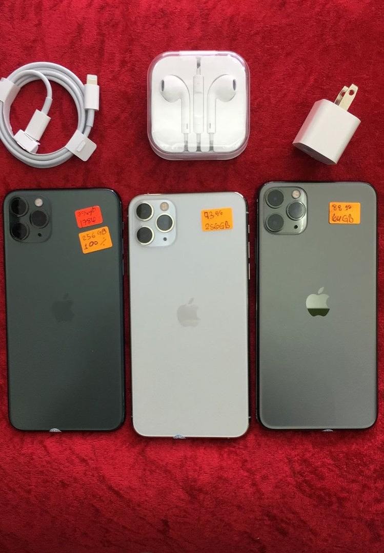 celulares y tabletas - iPhone 11 Pro Max - 64GB, 256GB, 512GB - Factory Unlocked - TIENDA FÍSICA