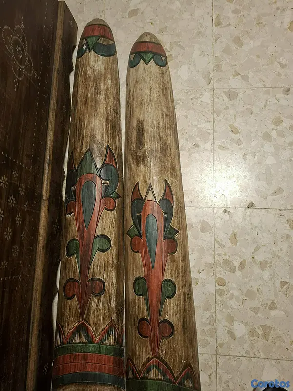 decoración y accesorios - 🌺 Máscaras tribales indonesia tallada y pintada a mano 3