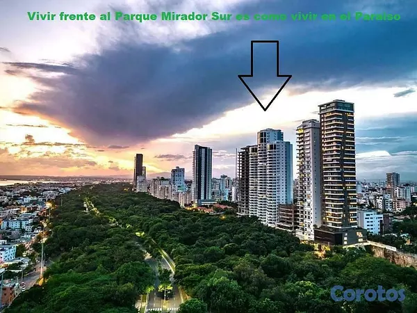 apartamentos - Apartamento Torre Mar Azul Piso 15 Av, Anacaona 8