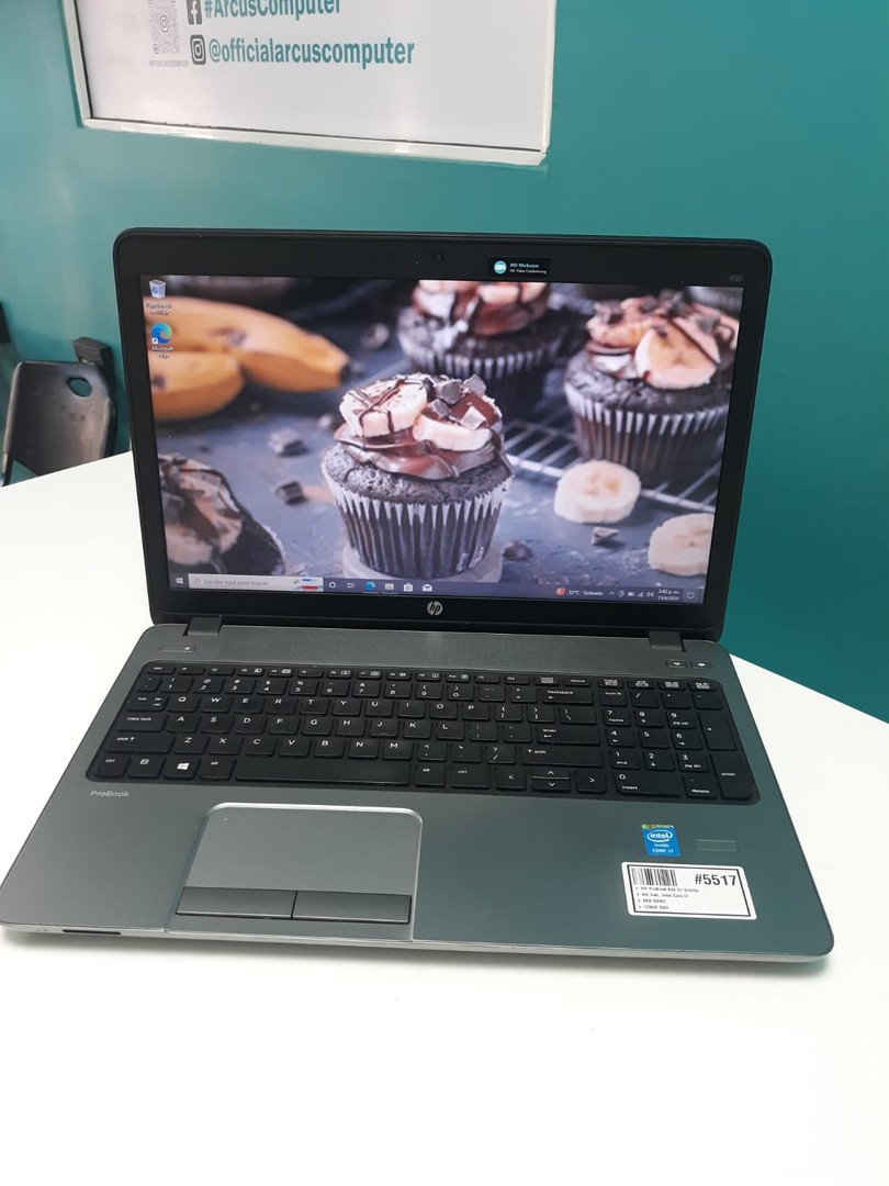 computadoras y laptops - Laptop, HP ProBook 450 G1 (vid2x) / 4th Gen, Intel Core i7 / 8GB DDR3 / 128GB SS