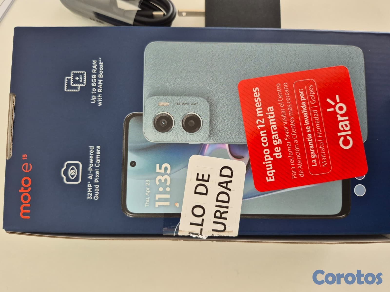 celulares y tabletas - Vendo Motorola Moto e15 4G 64GB Morado  3