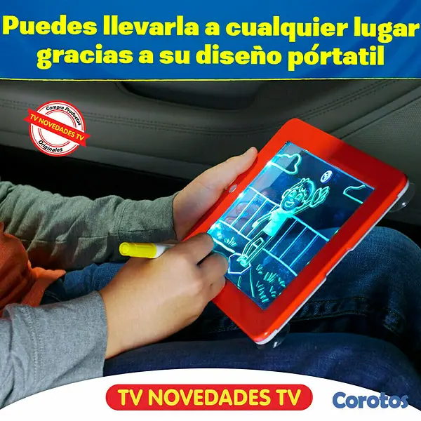 juguetes - PIZARRA DE DIBUJO PARA NIÑOS MAGIC PAD  5