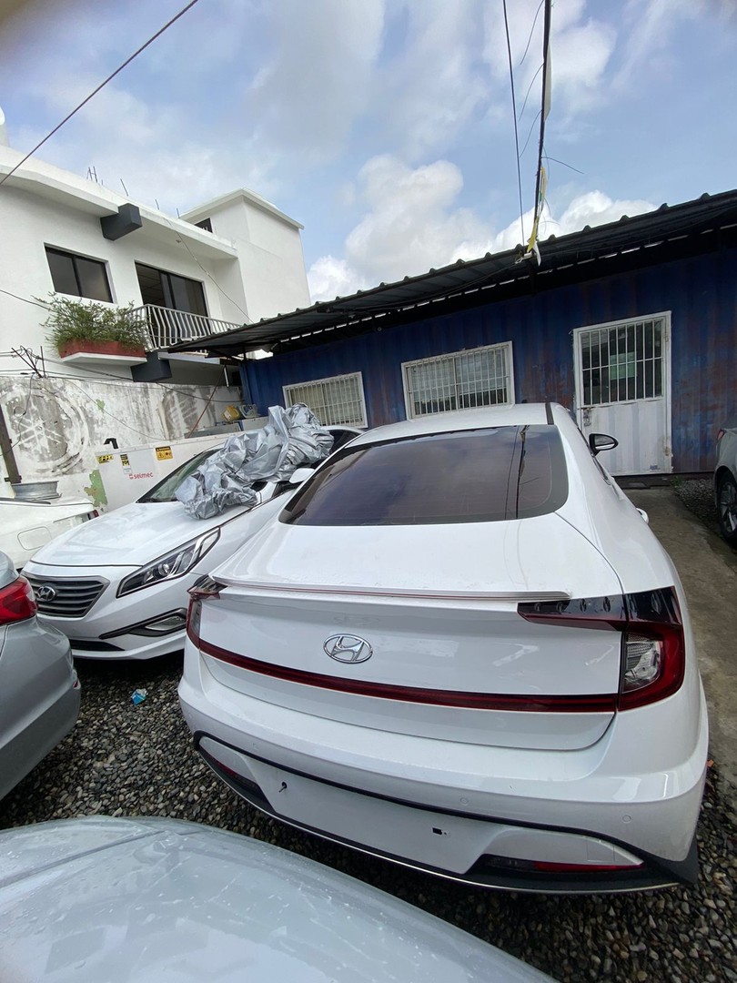 carros - HYUNDAI SONATA DN8 CAJA NUEVA 2020 BLANCO 1