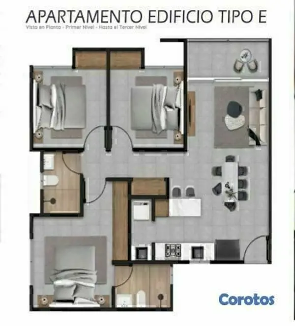 apartamentos - 2do nivel en residencial lp11 5