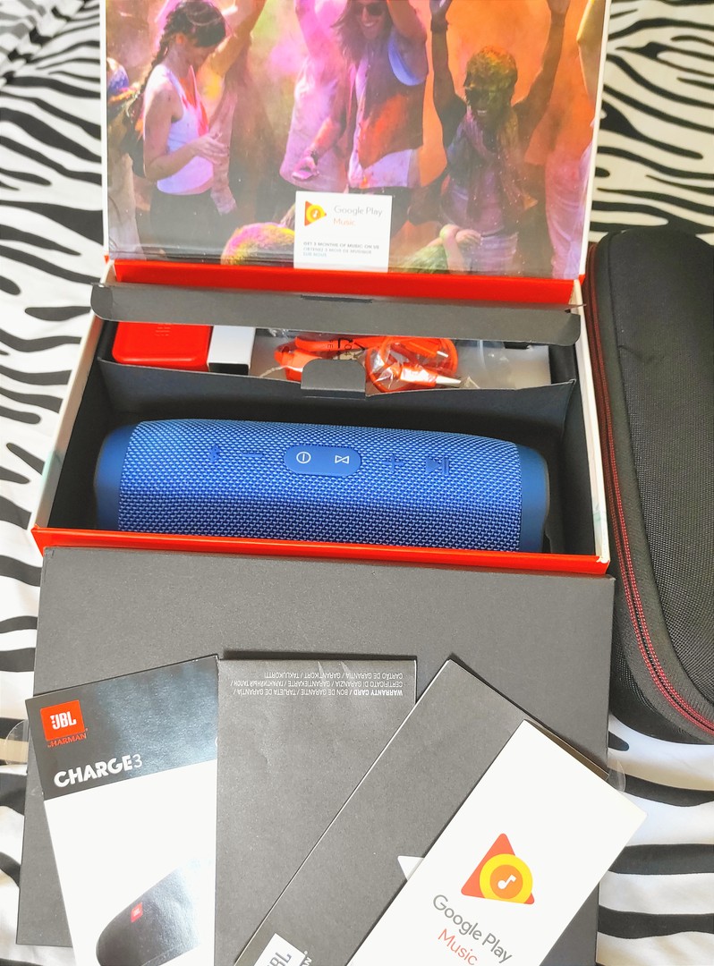 camaras y audio - JBL Charge 3 + cobertor duro 2