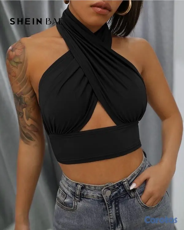ropa para mujer - crop top camiseta mujer 🛍️ 2