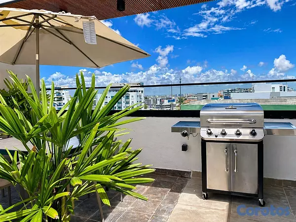 apartamentos - Vendo Apartamento Torre Moderna de 1H en Serralles 5