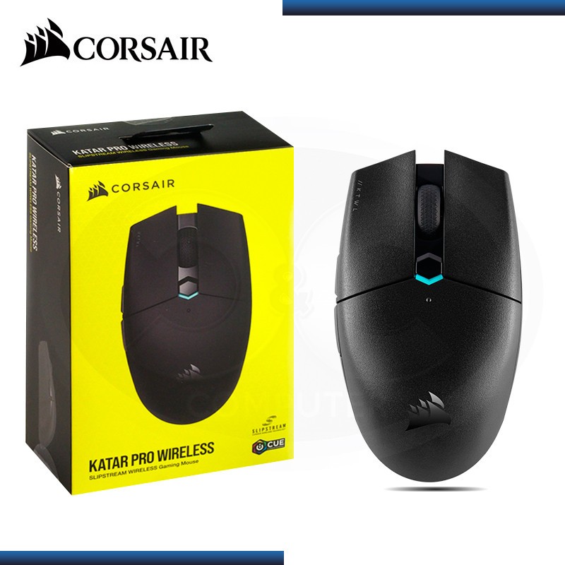computadoras y laptops - MOUSE CORSAIR WIRELESS KATAR PRO GAMING, OPTICO, 6 BOTONES PROGRAMABLE, VELOCIDA 0