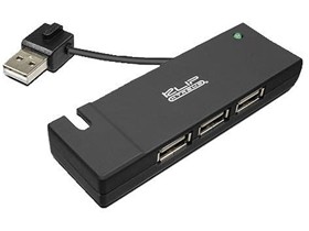 computadoras y laptops - HUB KLIPX 4 puertos PORTABLE USB MINI 4 PUERTOS BLACK (NW211KLX07) 0