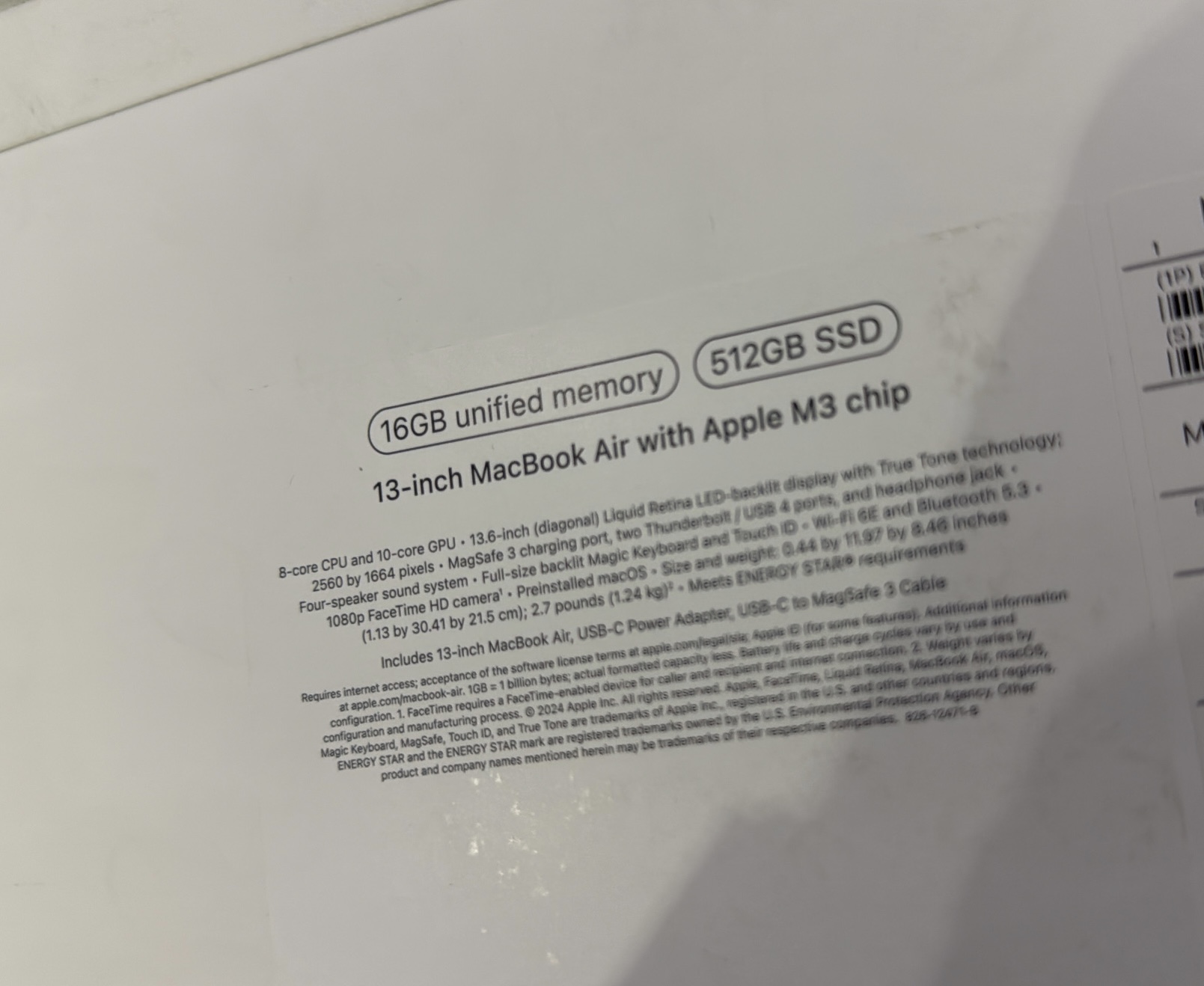 computadoras y laptops - MacBook Air 13-inch | M3 Apple|16GB RAM |512GB SSD 2
