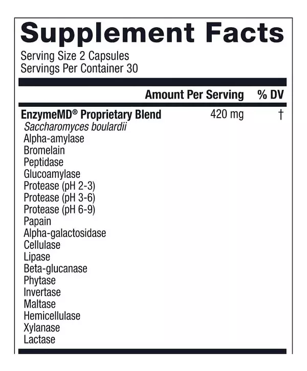 Salud y Equipamiento Médico - Enzimas Digestivas 420 Mg 1md - Un - Unidad A $7597 2