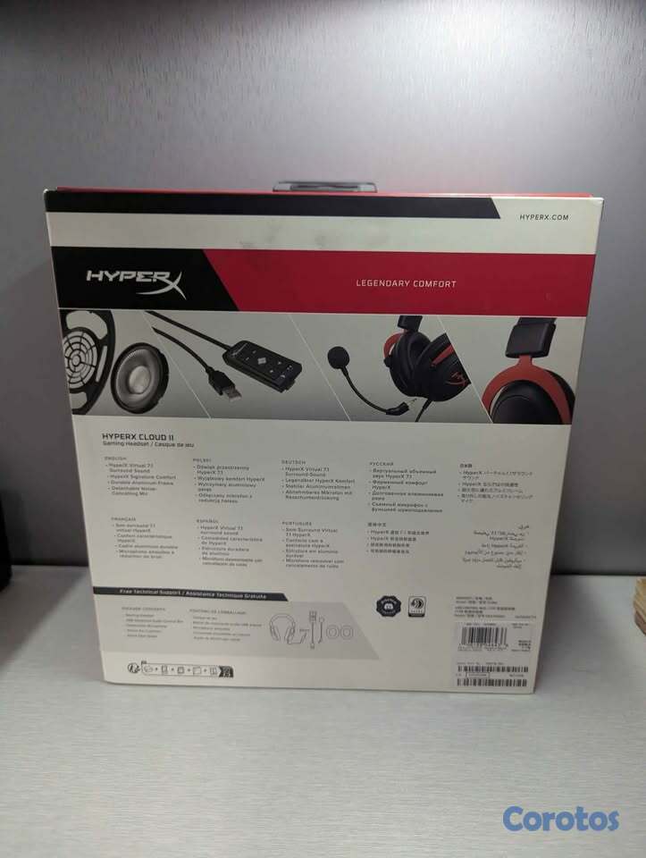 camaras y audio - Headset/ Audífonos Gaming HyperX Cloud II. 3