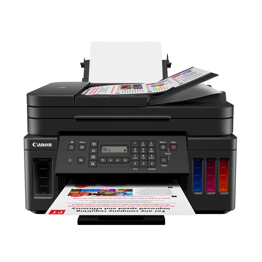impresoras y scanners - MULTIFUNCIONAL CANON G7010  (IMPRIME, COPIA, ESCANEA, FAX), SISTEMA TINTA CONTIN 2