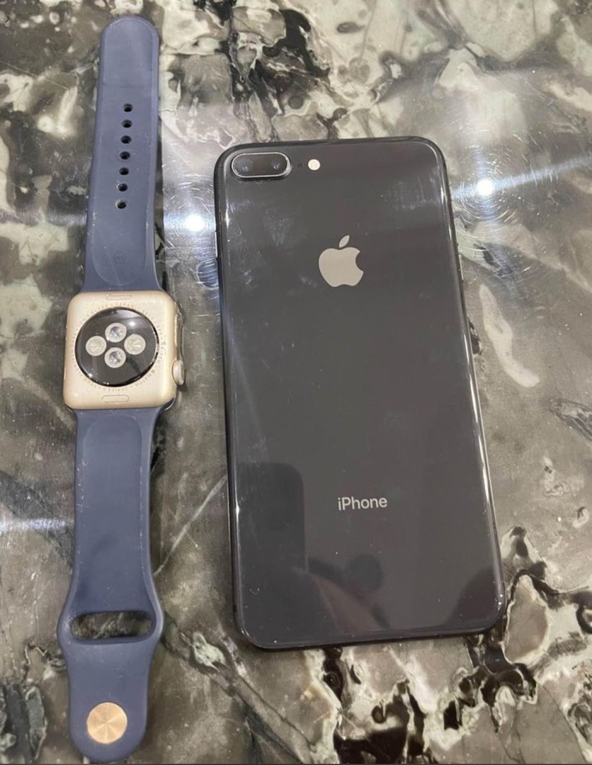 celulares y tabletas - Combo Iphone 8 plus de 64 Gb factory nuevo de fabrica con su apple watch serie 2 1