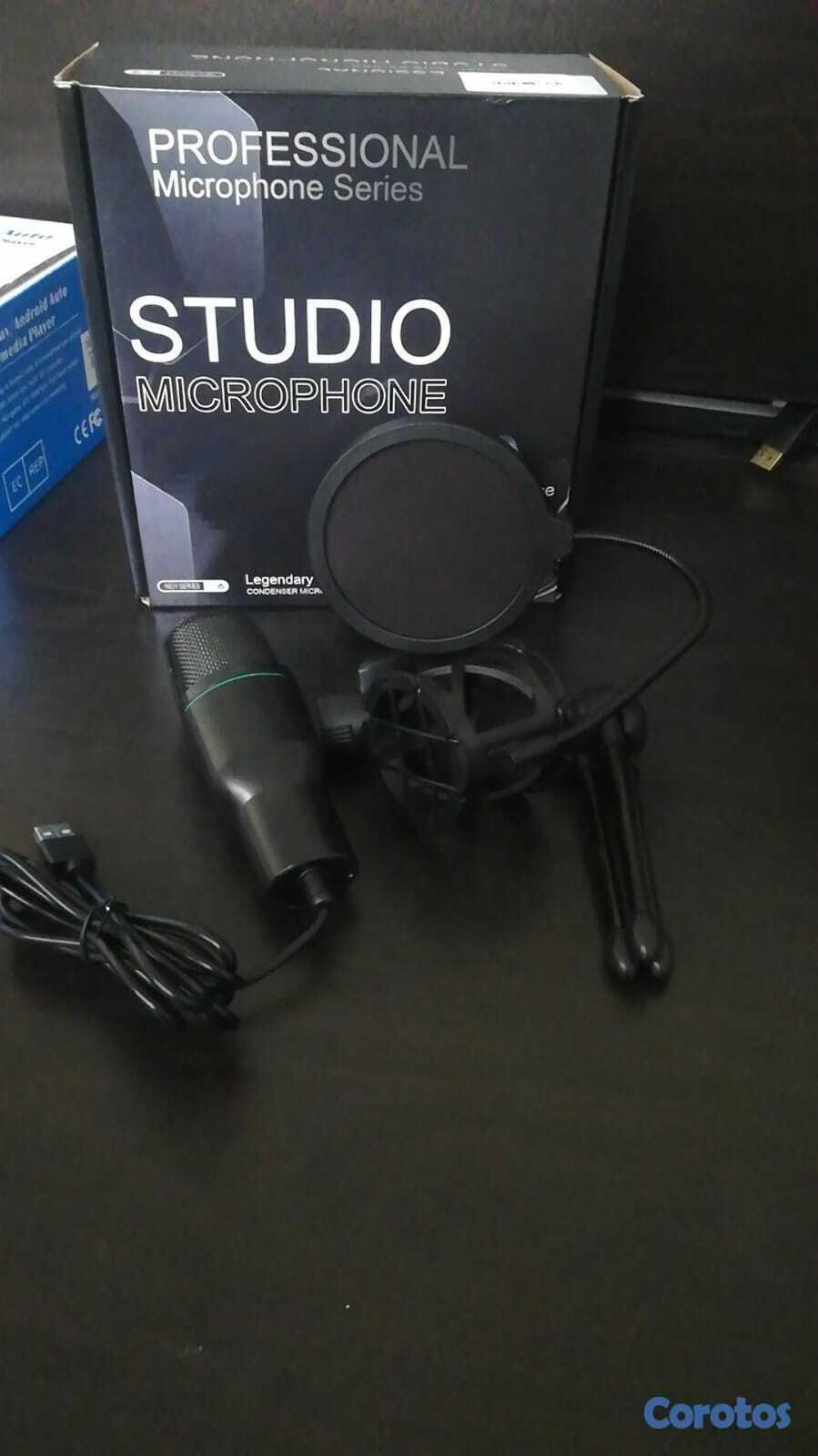 camaras y audio - KIT DE MICROFONO CONDENSADOR PARA MESA PJ-24 2