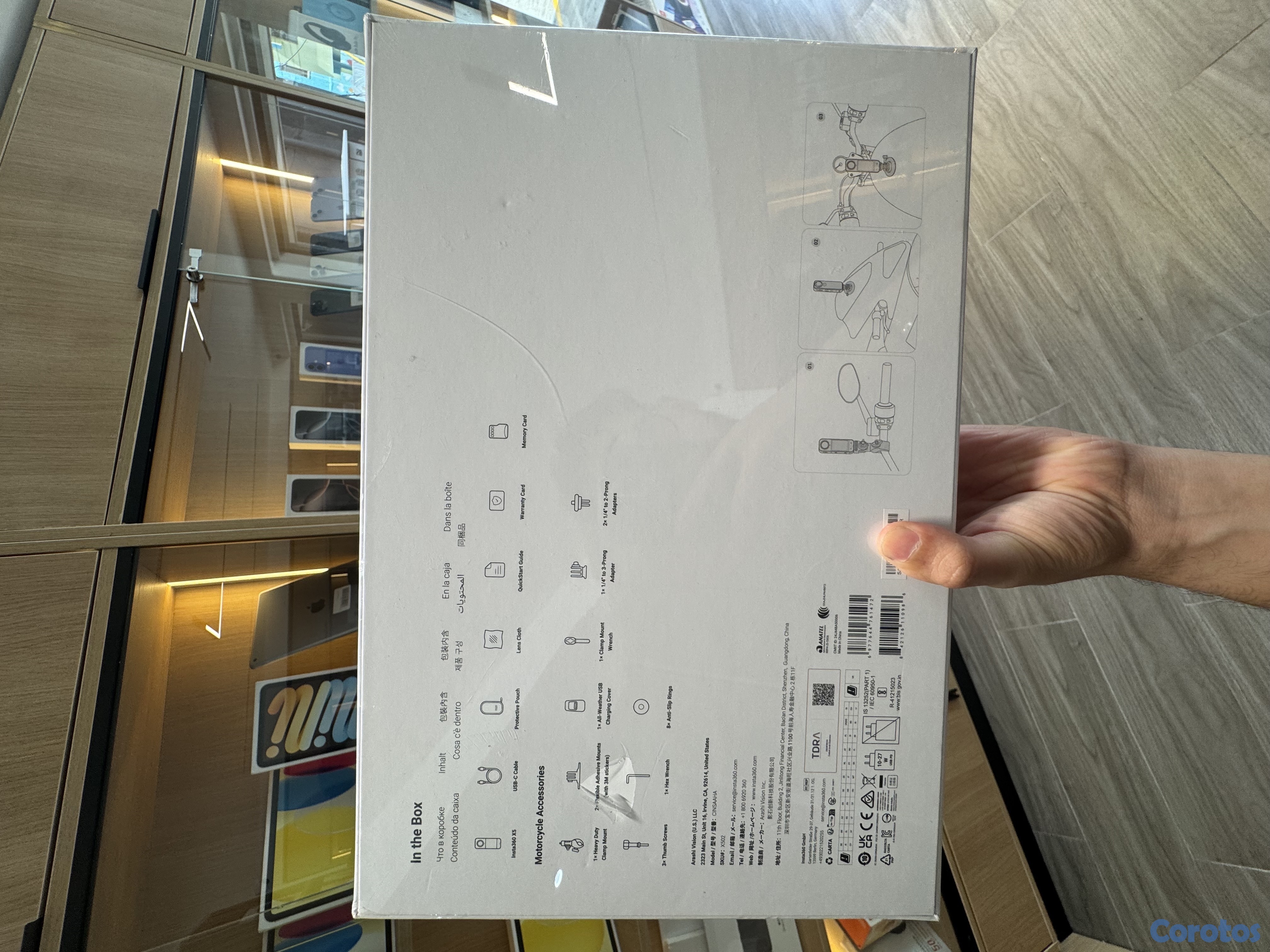 camaras y audio - Camara insta360 x5 + Kit para motocicleta | Sellada  2