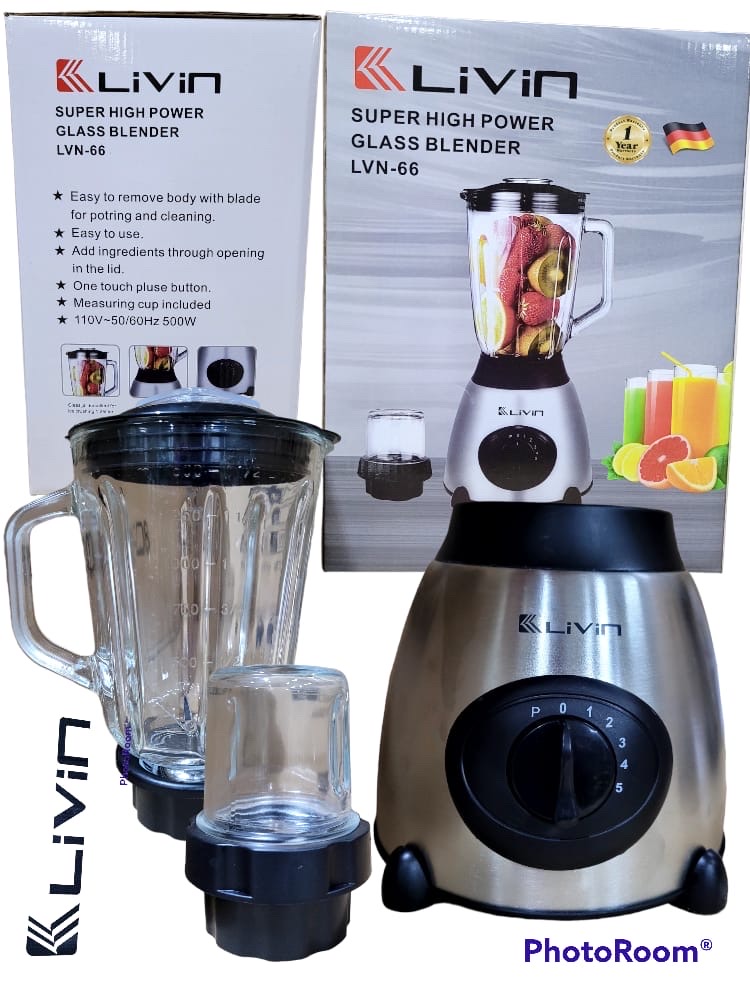 electrodomesticos - batidora LIVIN baso cristal  0