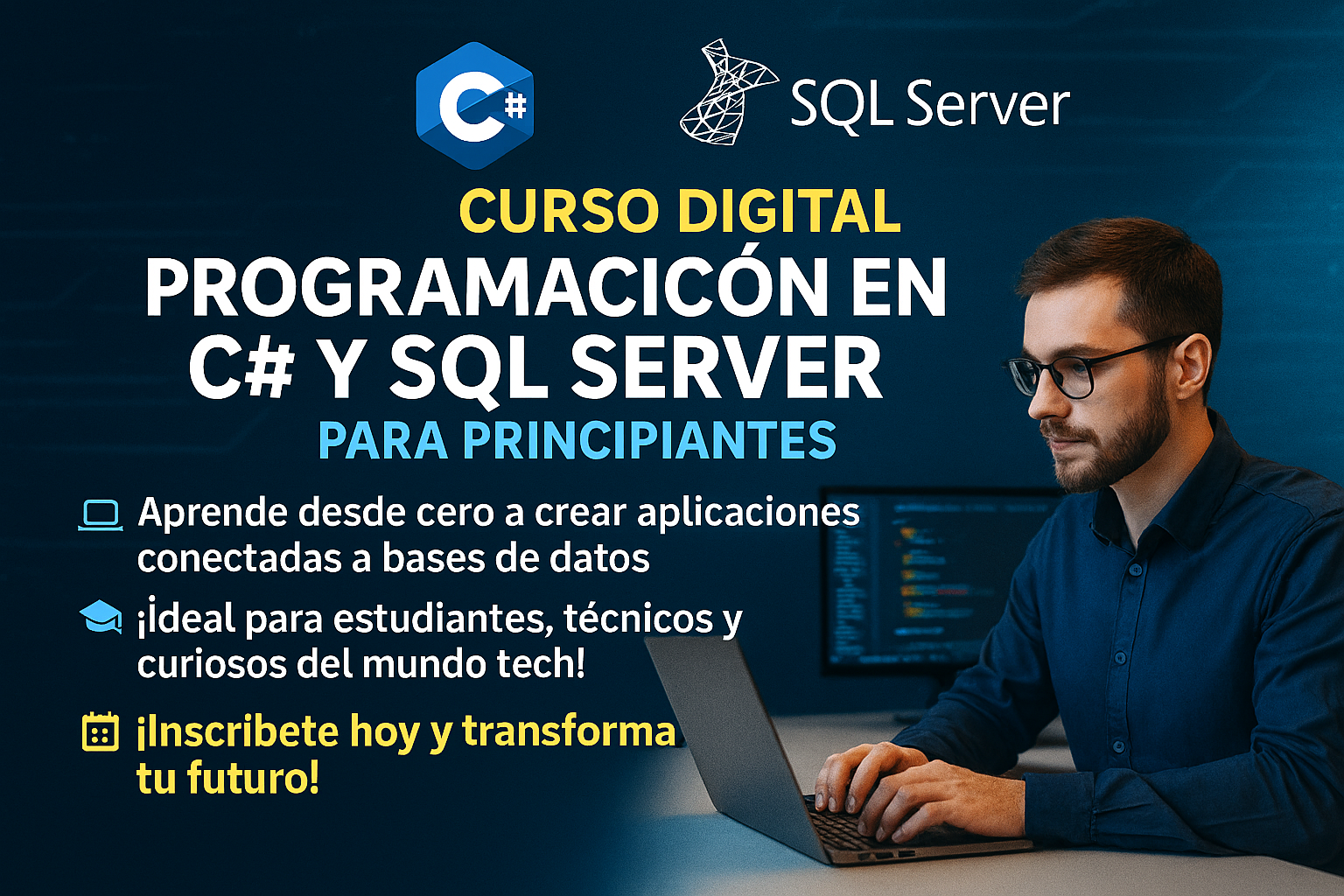cursos y clases - Curso de programación C# SQL SERVER para principia