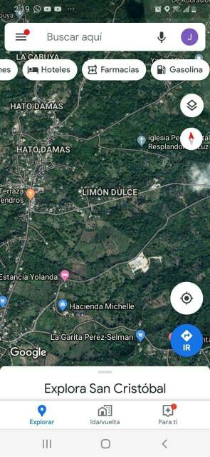 solares y terrenos - Finquita para todo uso en municipio San cristobal Municipio Hato Damas de 23 T.