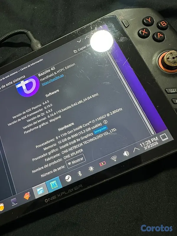 computadoras y laptops - Se vende OneXPlayer 1S-PC Gamer Portátil
 4