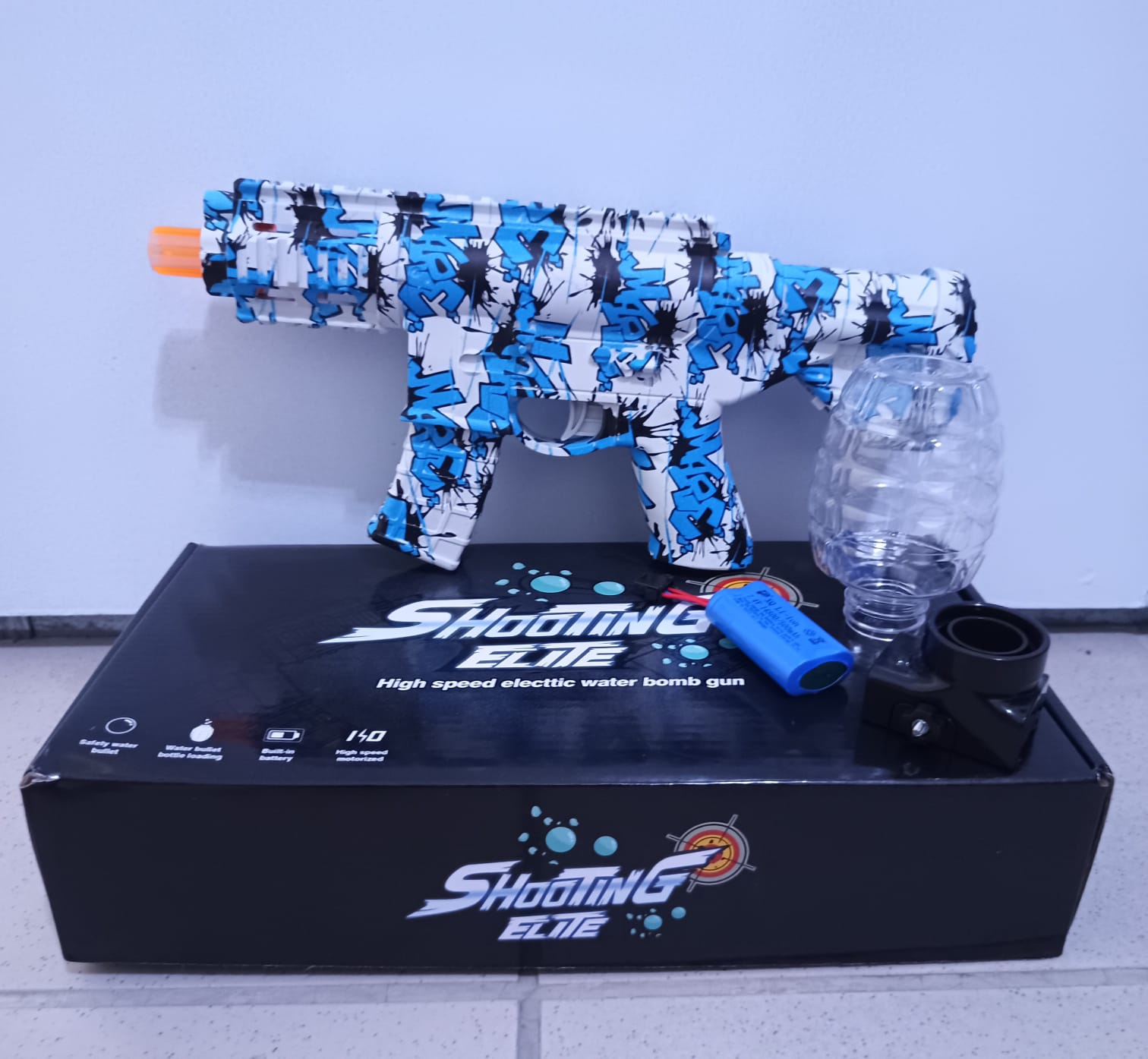 hobby y coleccion - PISTOLA HIDROGEL SHOOTING ELITE ST-620B-1	